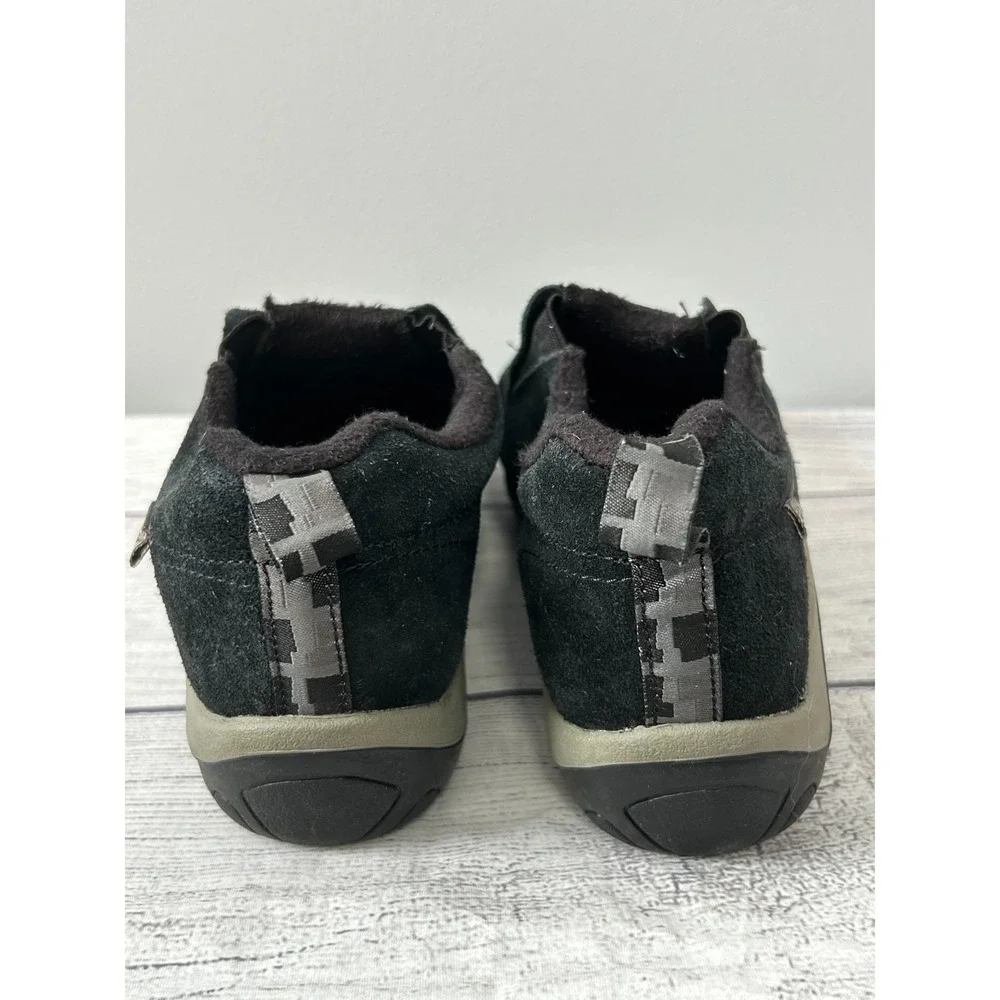 Merrell Jungle Moc Frosty‎ Waterproof Kids Boys 5 Black Slip On Shoes Casual